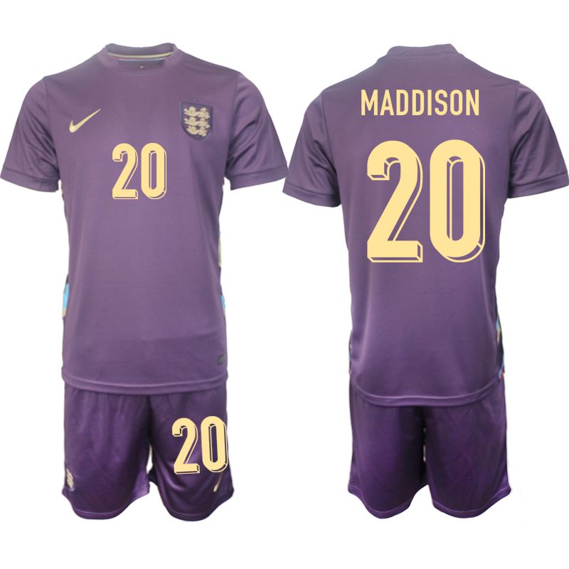 Men 2024-2025 Season England away purple #20 Soccer Jersey->england jersey->Soccer Country Jersey